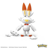 Mega Construx Pokemon Series 17 Scorbunny Figure Building Set with Luxury Poke Ball