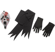 Fun World Women’s Ghost Face Bloody Bling Costume – Large – Hooded Gown, Belt, Gloves & Rhinestone Bling Mask