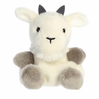 Aurora® Adorable Palm Pals™ Jenny Mountain Goat™ Stuffed Animal - Fun Collectible Plush for Kids and Adult Collectors - Perfect for Decorating Rooms and Birthday Gifts - White 5 Inches