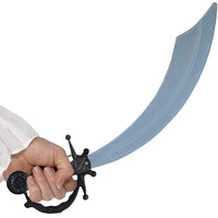 Pirate Plastic Sword Toy – 20.75 Inch Multicolor Dress-Up Sword for Kids, Lightweight Pirate Costume Accessory for Parties, Pretend Play and Party Favors