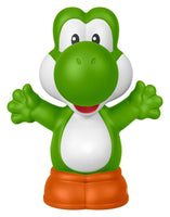Fisher-Price Little People My Mario & Yoshi Action Figures, Super Mario Bros Licensed Plastic Toy Set, 7 cm, Ages 18 Months and Up