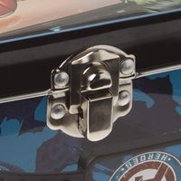 The Tin Box Company Avengers Pencil Box with Handle, Clasp & Hinge – Durable Metal Storage Case for Kids & Fans