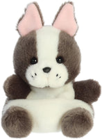 Aurora Palm Pals Beau French Bulldog Plush Stuffed Animal – Soft Bean-Weighted Collectible Toy, Brown and White, 5 Inches