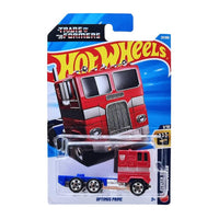 Hot Wheels Optimus Prime [Red & Blue], HW Screen Time 1/10, 27/250