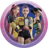 Unique Industries K-Pop Demon Hunters 9 Inch Dinner Party Plates- Pack of 8