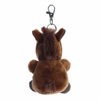 Aurora® Adorable Palm Pals™ Truffle Brown Horse™ Clip-On - Fun Collectible Plush for Kids and Adult Collectors - Perfect for Decorating Rooms and Birthday Gifts - Brown 4 Inches