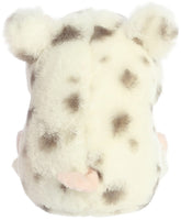 Aurora® Playful Rolly Pet™ Periwinkle Pig™ Stuffed Animal - Compact Size For On-the-Go Fun - For Adults, Kids, Birthdays, and Anniversaries - White 6 Inches