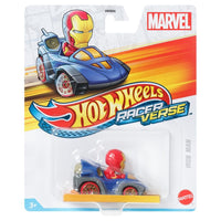 Hot Wheels RacerVerse Die-Cast Vehicle with Iron Man Driver 1:64 Scale