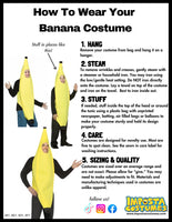Rasta Imposta Lightweight Banana Costume, Yellow, Adult One Size