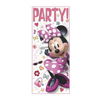 AMSCAN Unique 79251 Disney Iconic Minnie Mouse Door Party Poster, 2.25' (27