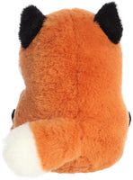 Aurora Rolly Pet Finley Fox Stuffed Animal — Soft Round Plush Toy in Orange, 5 Inches — Adorable Companion for Kids & Collectors