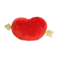 Aurora Palm Pals Romeo Cupid Heart Stuffed Animal, Polyester Valentine Plush with Recycled Fill, Collectible Heart Toy for Kids and Adults, Red, 5 Inches