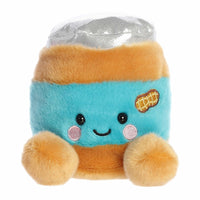 Aurora® Adorable Palm Pals™ Petey Peanut Butter™ Stuffed Animal - Fun Collectible Plush for Kids and Adult Collectors - Perfect for Decorating Rooms and Birthday Gifts - Brown 4.5 Inches