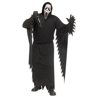 Fun World Ghost Face Mens Halloween Costume, One Size, Black