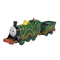 Thomas & Friends Motorized Toy Train Emily Battery-Powered Engine with Tender for Pretend Play Preschool Kids Ages 3+ Years