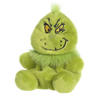 Aurora Dr. Seuss Palm Pals 4.5" Grinch Smirk Whimsical Plush