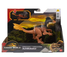 Jurassic World Rebirth Achillobator Strike Attack Dinosaur Figure with Strike Action Feature, Movable Joints & Dynamic Posing — Ages 4+