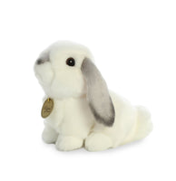 Aurora Miyoni Lop Eared Rabbit Stuffed Animal 8 Inch – Realistic Grey Plush Toy with Lifelike Details for Kids and Collectors