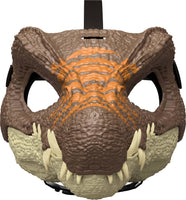 Mattel Jurassic World Rebirth Spinosaurus Dinosaur Mask, Role-Play Head Wear, Movie-Inspired Costume Gear, Openable Jaw, Realistic Texture and Color, Adjustable Strap