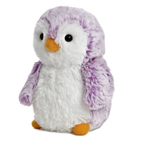 Aurora Pompom Penguin 6" Brights Violet Playful Stuffed Animal