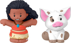 Fisher-Price Little People Disney Princess Moana & Pua Figure Set – Toddler Toys for Ages 18 Months & Up