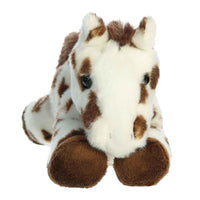 Aurora World Mini Flopsie Gypsy Appaloosa Horse Stuffed Animal - Spotted Plush with Bean-Filled Body - Soft Toy for Kids, Toddlers, and Collectors - Brown, 8 Inches