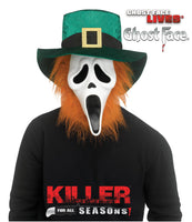 Ghost Face St Patrick Mask – Leprechaun Edition – Killer for All Seasons – St. Patrick’s Day Ghost Face Mask with Hat & Beard – Officially Licensed by Fun World