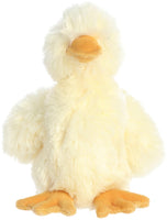 Aurora Mini Flopsie Duckling Stuffed Animal – Soft Yellow Plush Duck with Orange Beak, Bean Bag Body, Eco-Friendly Fill – 6.5 Inches