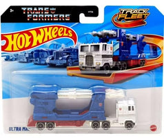 Mattel Hot Wheels Track Fleet, Ultra Magnus Robot Hauler, 1:64 Scale Diecast Vehicle, Blue