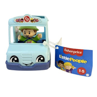 Fisher-Price Little People Ice Cream Truck Push-Along Toy Vehicle & Figure