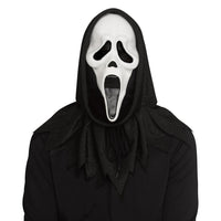 Fun World Ghost Face Adult 30th Anniversary Movie Mask, One Size Fits Most, White