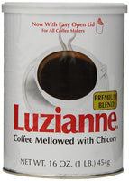 Luzianne Premium Blend Coffee & Chicory, 16 Ounce Cans (Pack of 3)