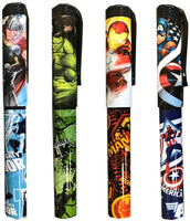 Marvel Avengers Metal Tin Pencil Case, Notebook and 4 Superhero Pens Set- Marvel Avengers Spiral Notebook, Hard Back, Iron Man, Captain America, Thor, Hulk and Black Widow School Supplies Accessories