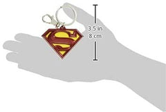 DC Colored Superman Logo Pewter Key Ring