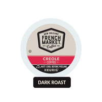 French Market Coffee & Chicory Medium-Dark Roast Single Serve K-Cups, 12 Count