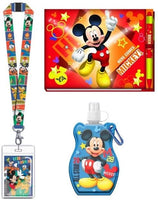 Magical Memories Collection Disney Autograph Book 2022 Pen, Disney Lanyards for Kids and Mickey Water Bottle Key Ring Set, Disneyland Essentials Disney Gifts for Kids, for Boys and Girls Red 85927