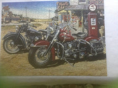 Cobble Hill 1000 Piece Puzzle – Two for the Road, Vintage Car Scene Jigsaw Puzzle for Adults, High-Quality Random-Cut Pieces