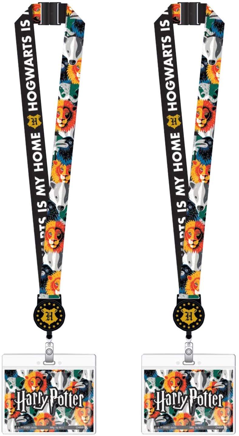 Harry Potter Lanyard with Retractable ID Card Holder for Universal Stu –  Magical Memories Collection